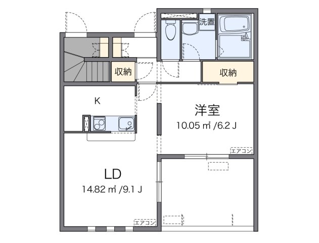 代表的な間取のため実際の間取とは異なる場合があります