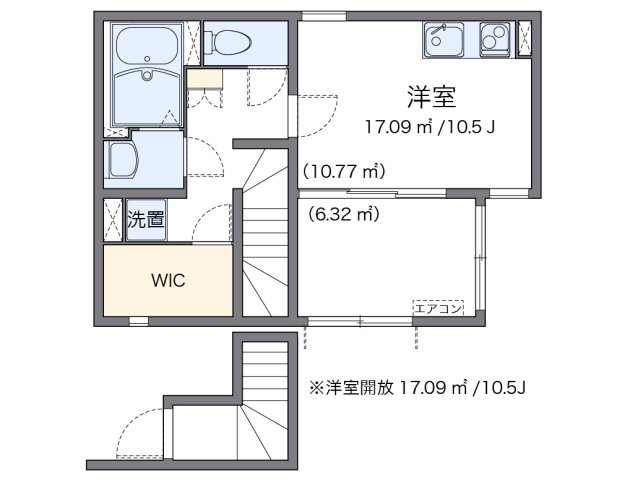 代表的な間取のため実際の間取とは異なる場合があります