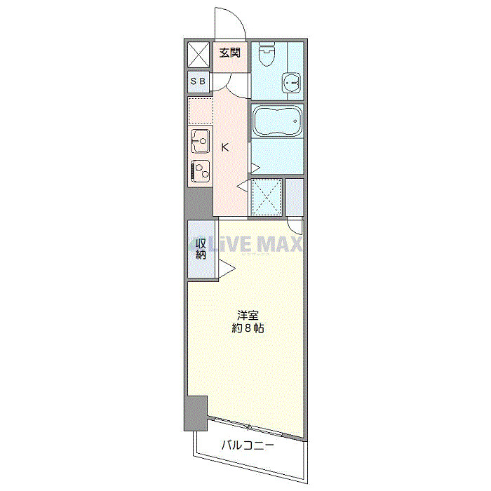 4階の間取り図