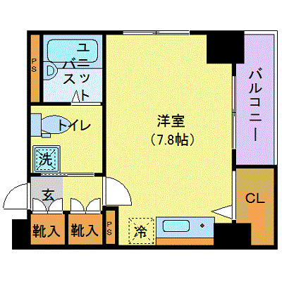 2階の間取り図