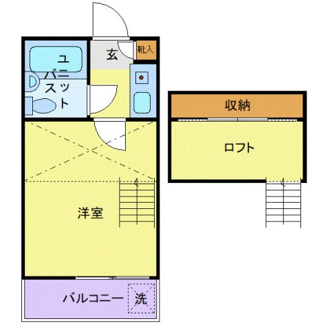 2階の間取り図