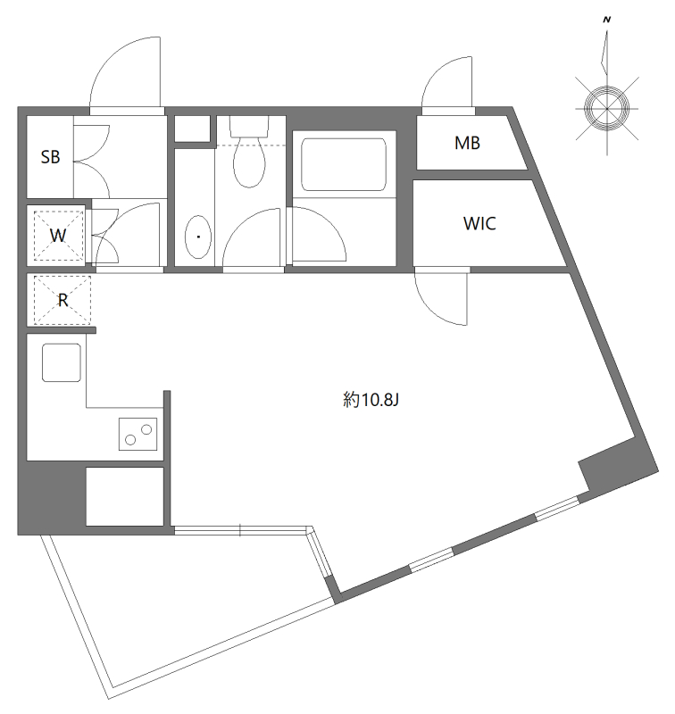 8階の間取り図
