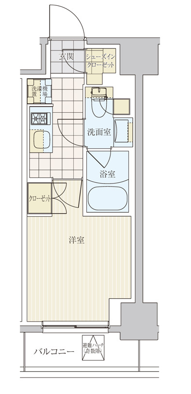 5階の間取り図