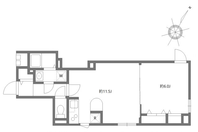4階の間取り図