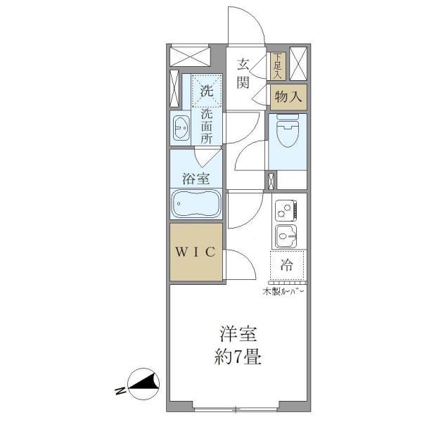 4階の間取り図