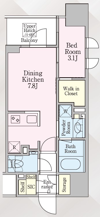 4階の間取り図