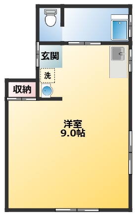 4階の間取り図