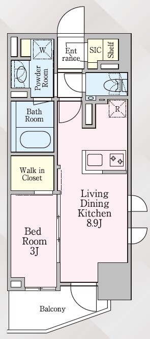 5階の間取り図