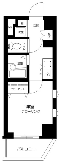 4階の間取り図