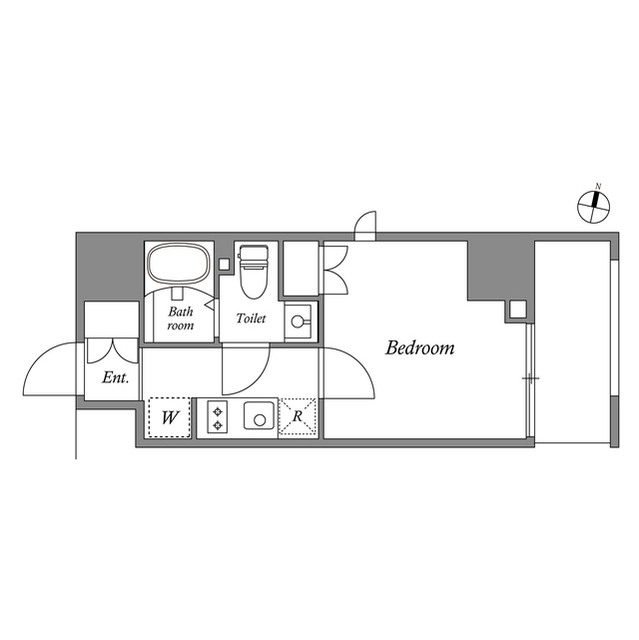 4階の間取り図