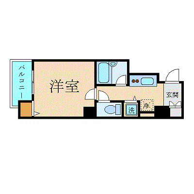 8階の間取り図