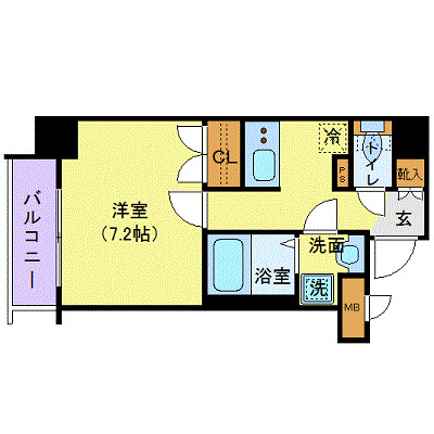 5階の間取り図