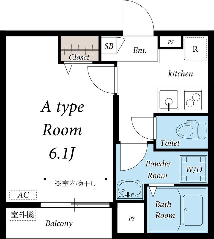 1階の間取り図