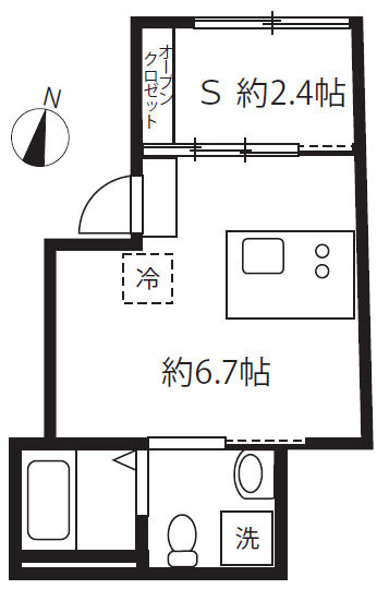 3階の間取り図