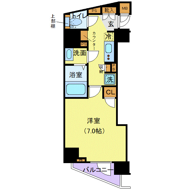13階の間取り図