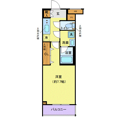1階の間取り図