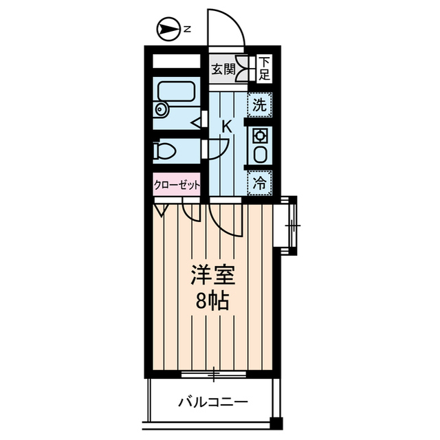 6階の間取り図