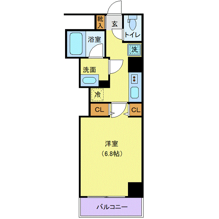 9階の間取り図