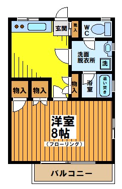 2階の間取り図