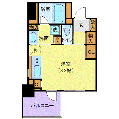 4階の間取り図