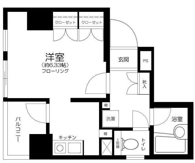 3階の間取り図