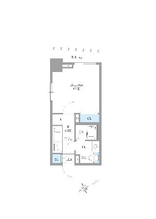 2階の間取り図