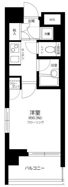 6階の間取り図