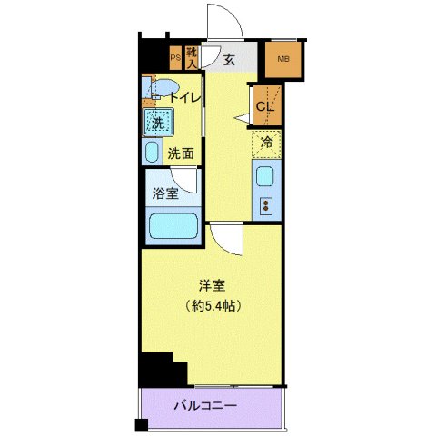 6階の間取り図