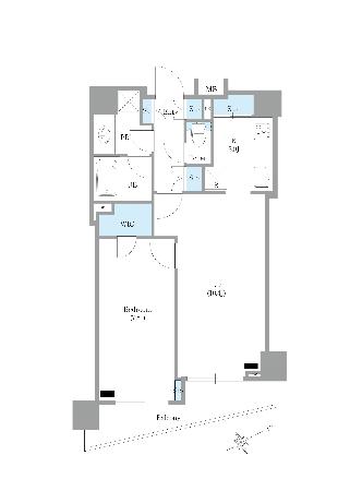 8階の間取り図