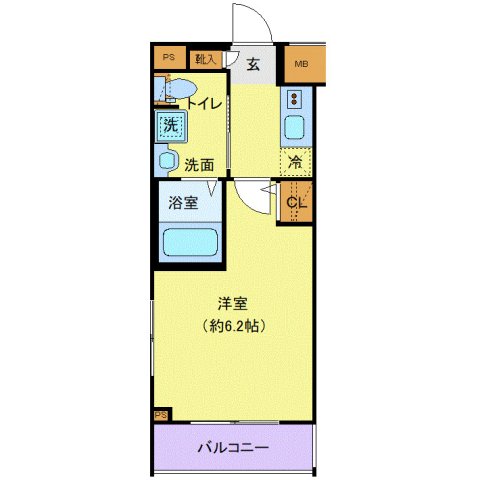 2階の間取り図