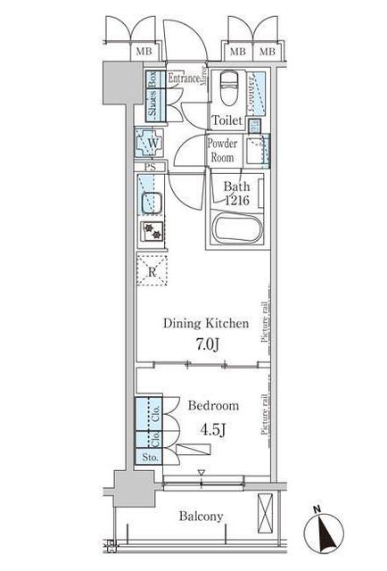 7階の間取り図