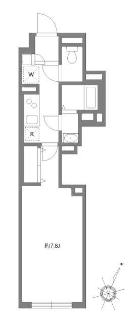 4階の間取り図