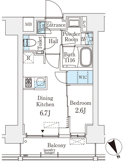 3階の間取り図
