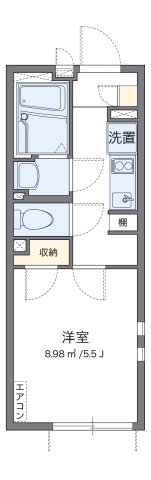 代表的な間取のため実際の間取とは異なる場合があります