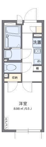 代表的な間取のため実際の間取とは異なる場合があります