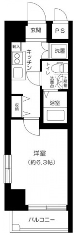6階の間取り図