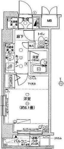 4階の間取り図