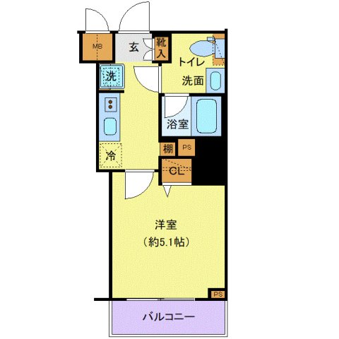 3階の間取り図