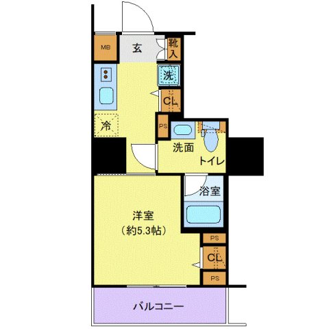 5階の間取り図