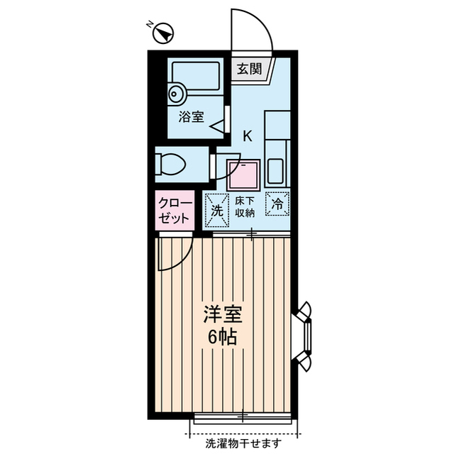 1階の間取り図