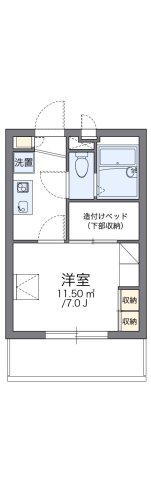 代表的な間取のため実際の間取とは異なる場合があります