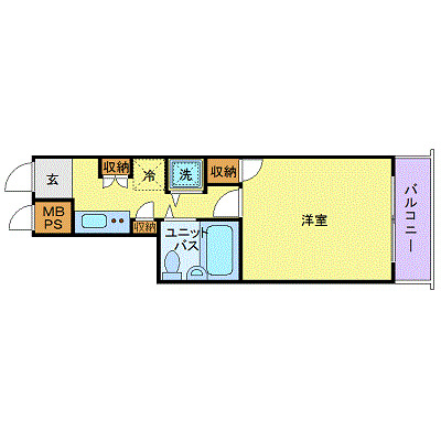 4階の間取り図
