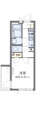 2階の間取り図