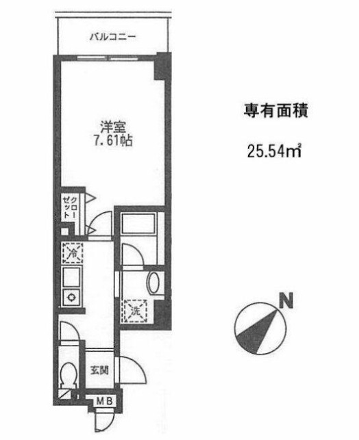 2階の間取り図