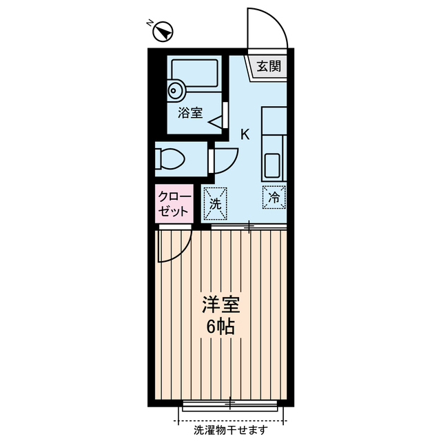 2階の間取り図