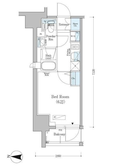 5階の間取り図