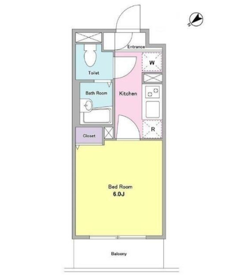 2階の間取り図