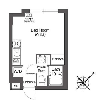1階の間取り図