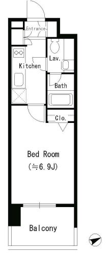 4階の間取り図