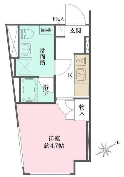 1階の間取り図